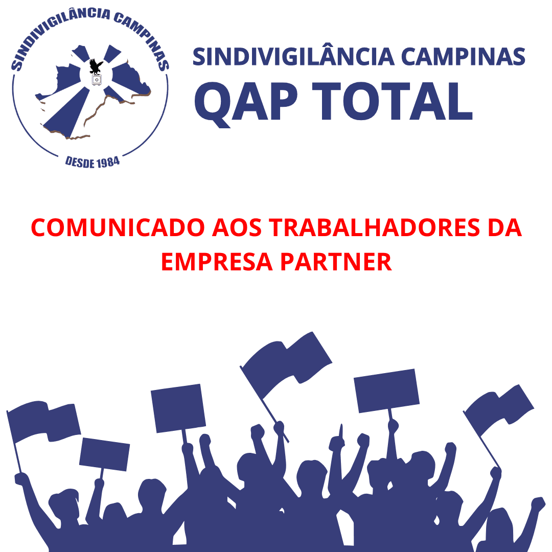 Comunicado importante aos trabalhadores da Empresa Partner – Postos UNICAMP