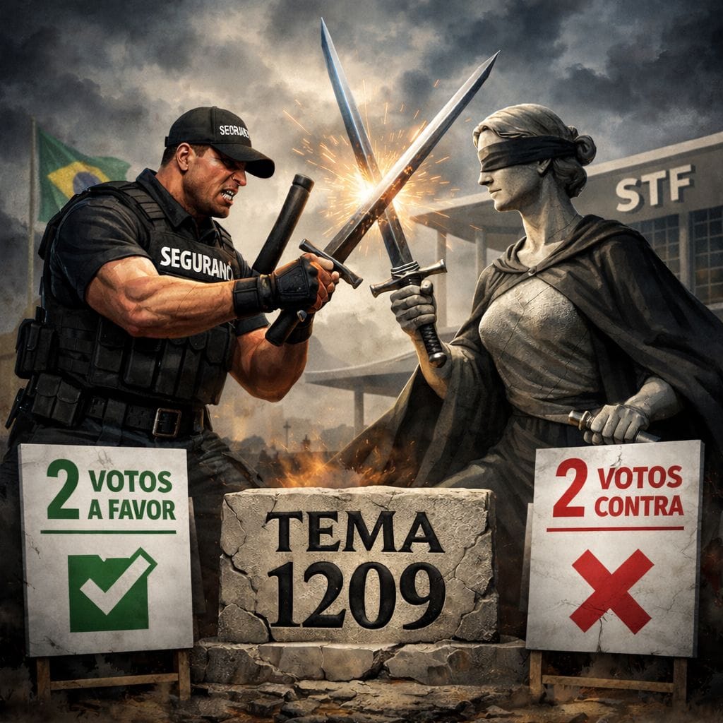 EMPATE NO STF: TEMA 1209 DEIXA APOSENTADORIA ESPECIAL DO VIGILANTE EM DECISÃO FINAL NESTA SEXTA-FEIRA (13)